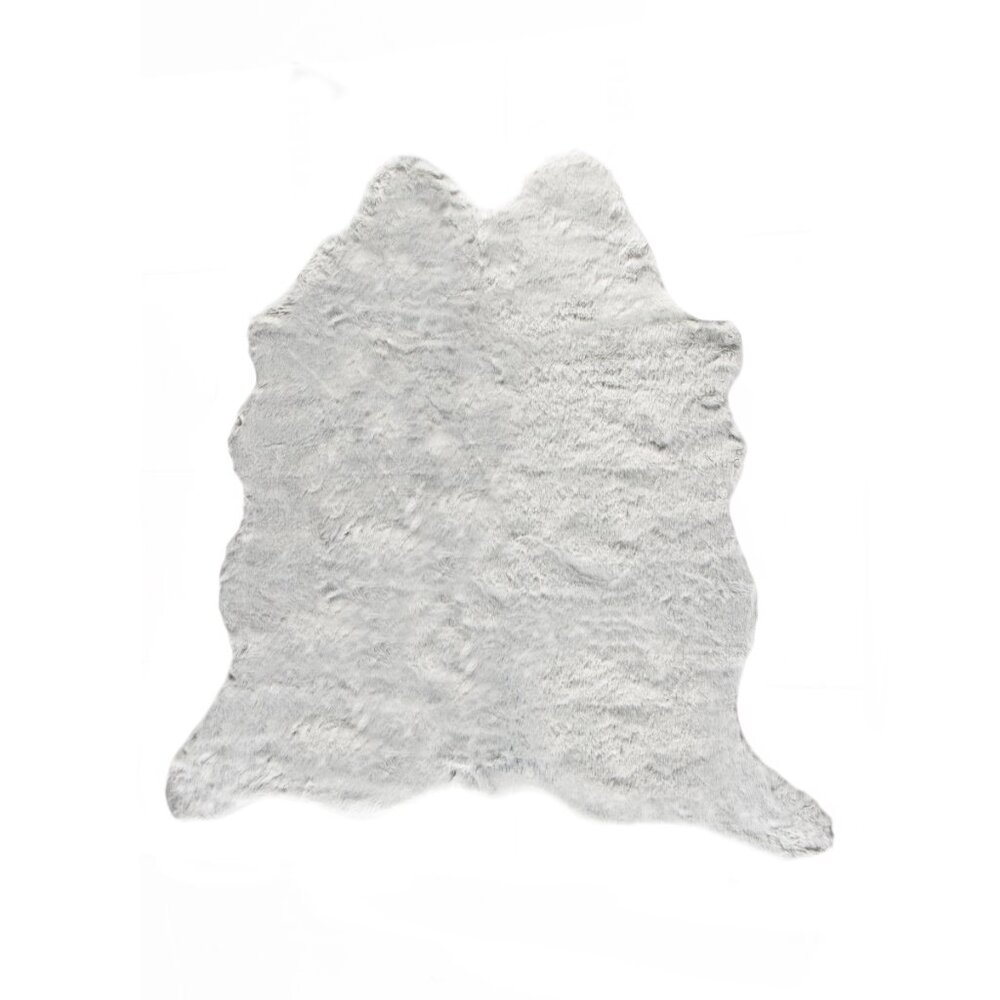 Luxe Home Decor Classic Faux Hide Rug | 1-Piece | Grey | 5.25'x7.5'